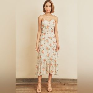 In Bloom Floral Midi Dress